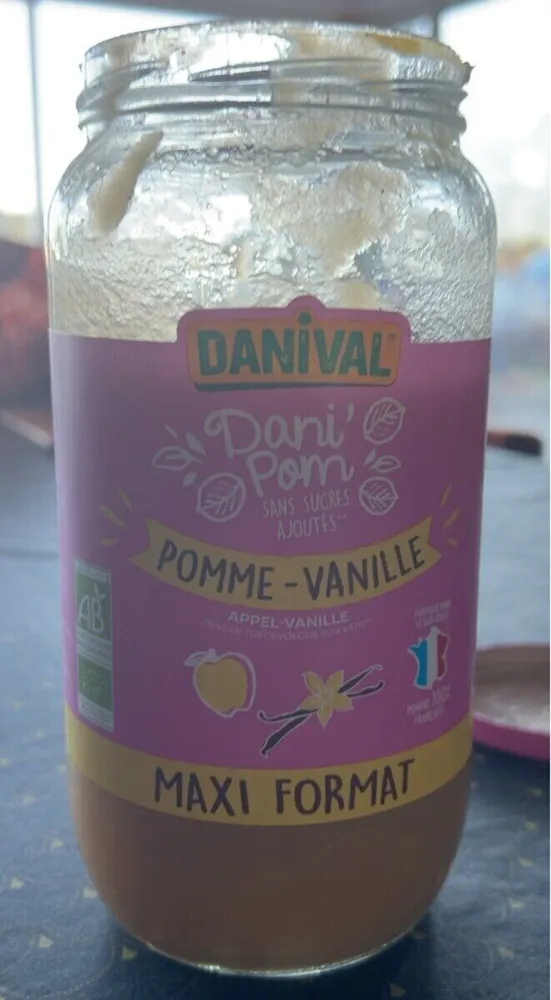 Dani’pom compote pomme vanille
