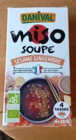 Miso soupe sésame gingembre