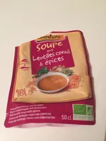 Soupe lentille corail