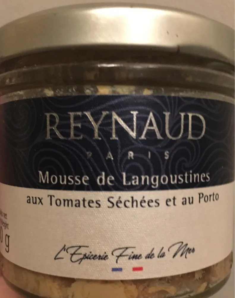 Mousse de langoustines aux tomates séchées et porto