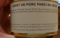 Jarret de porc farci en gelée
