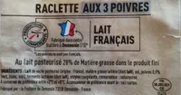 Raclette au poivre longe