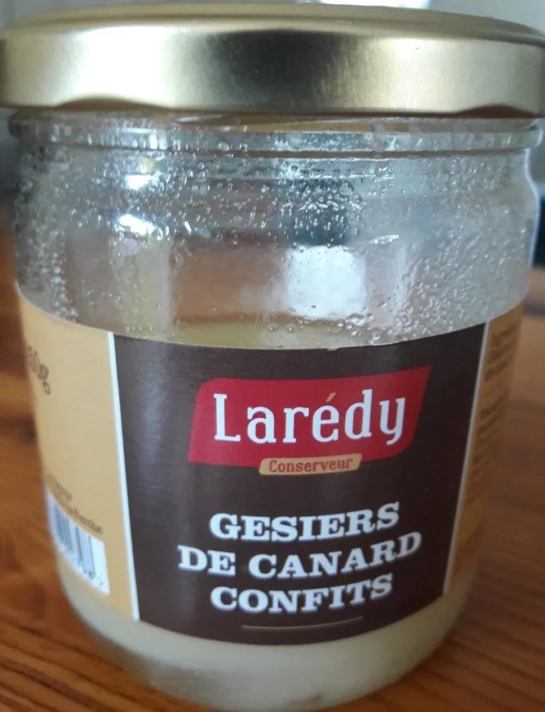 Gesiers de canard confits