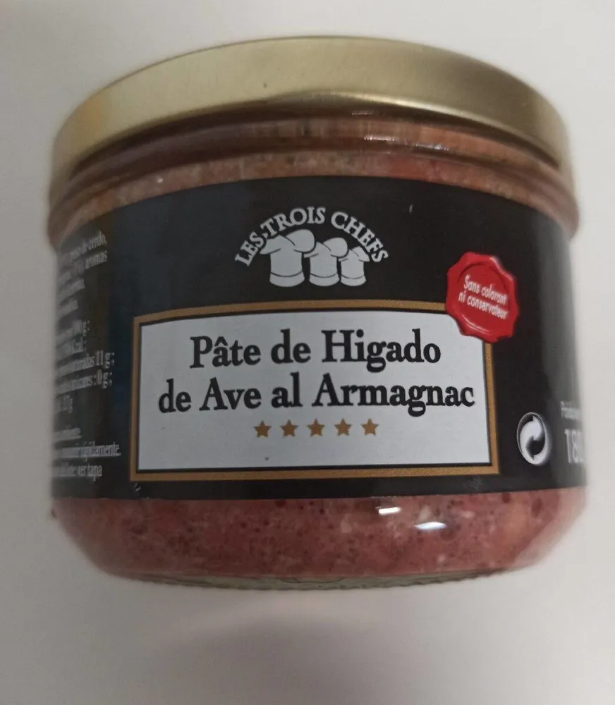 Pâte de hígado de ave al armagnac