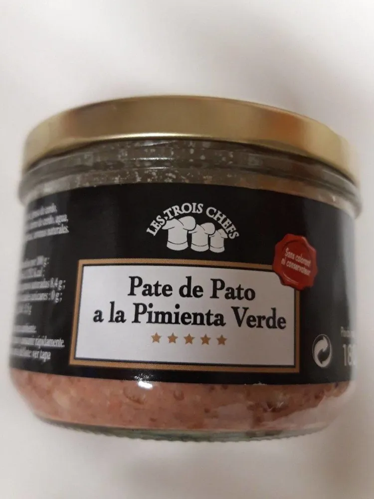 Pate de Pato a la Pimienta verde