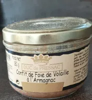 Confit de foie de volaille à l'Armagnac
