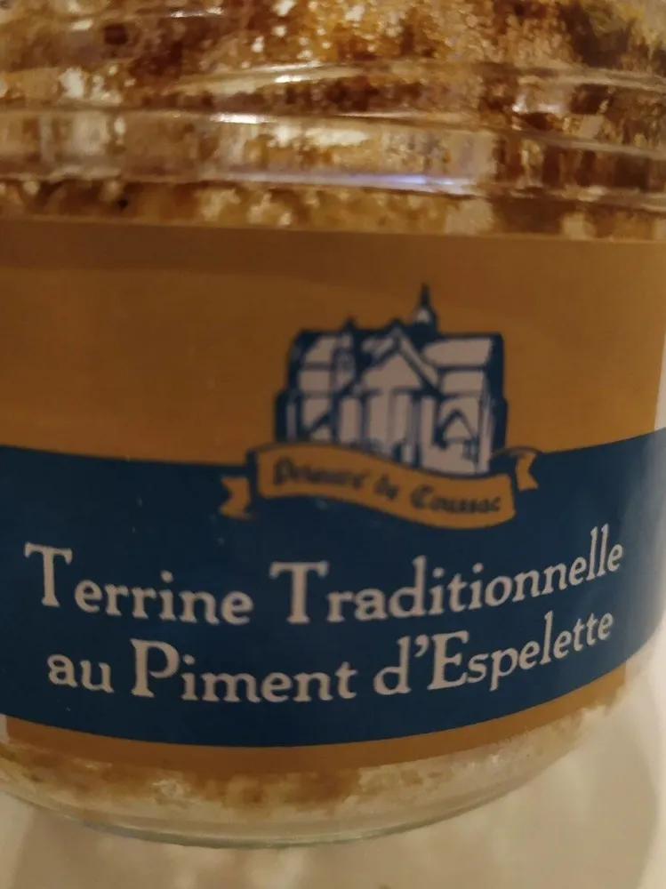 Terrine traditionnelle au piment d'Espelette