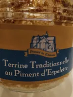 Terrine traditionnelle au piment d'Espelette