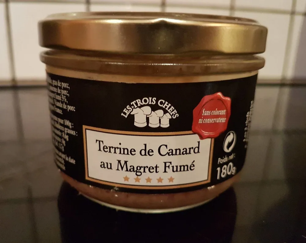 Terrine de canard au magret fumé