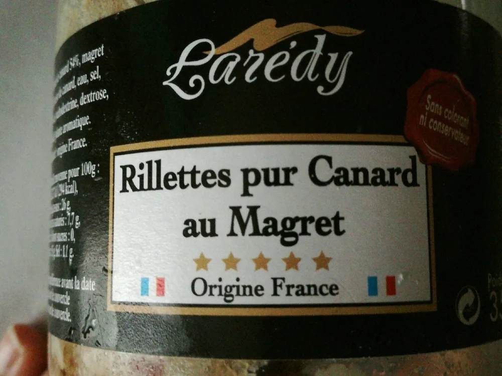 Rillettes pour Canard Magret