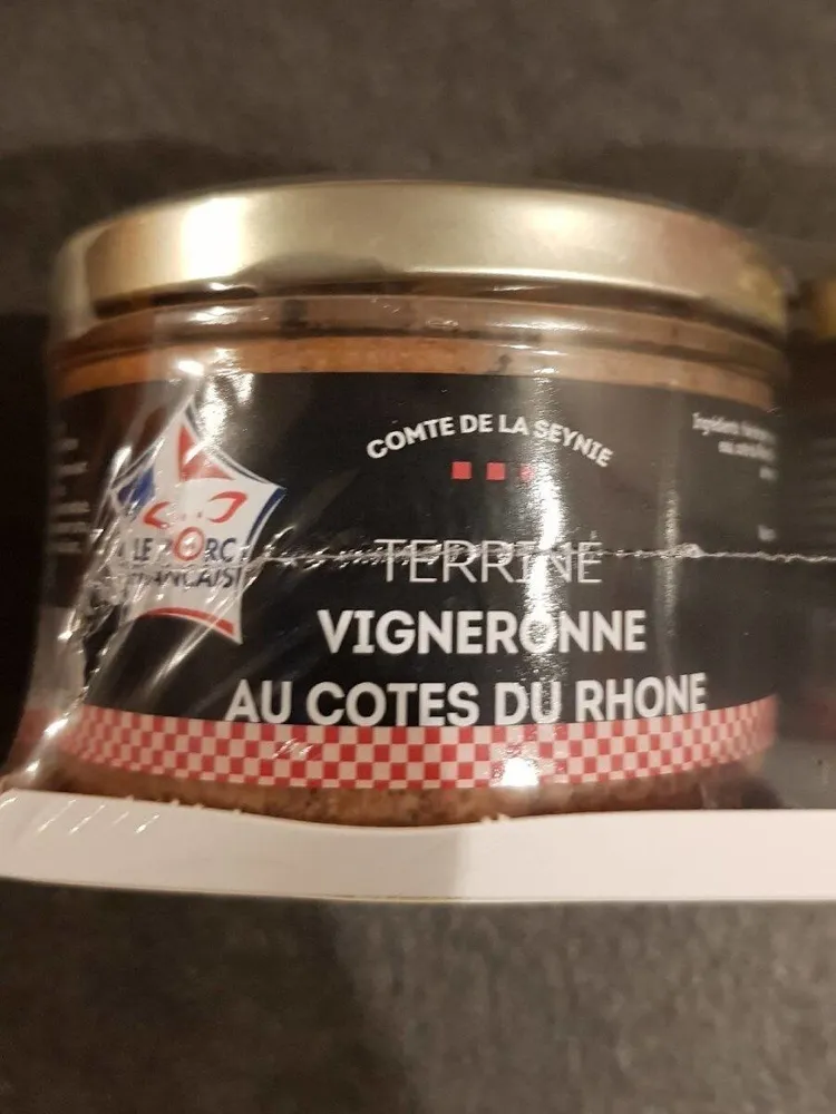 Terrines vigneronne au côtes du Rhône