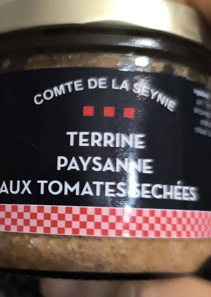 Terrine paysanne aux tomates séchées comte de la seynie