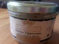Terrine Vigneronne au poires et au merlot