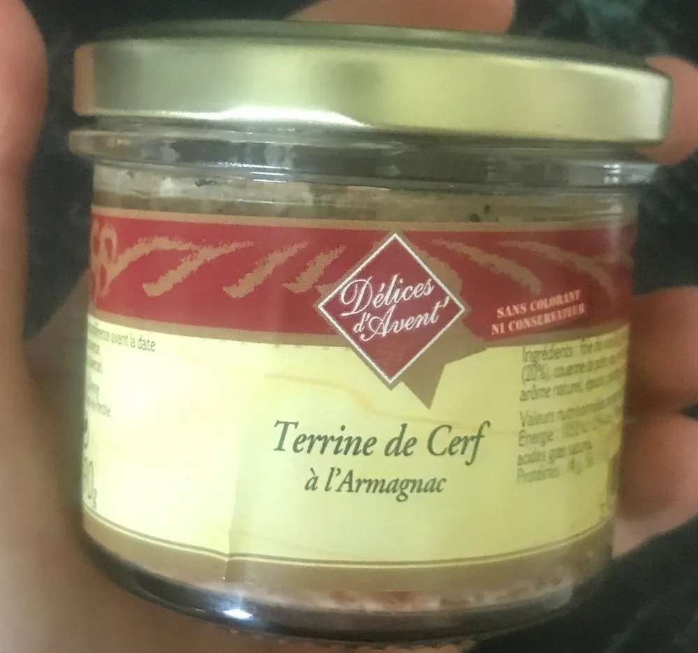Terrine de Cerf à l'Armagnac