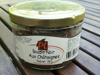 Boudin noir aux châtaignes