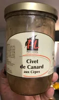Civet de canard aux cèpes