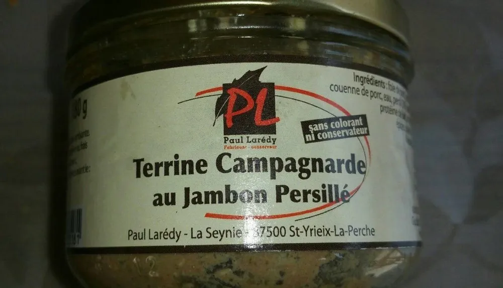 Terrine campagnarde au jambon persillé