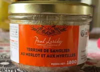 Terrine de sanglier au merlot et aux myrtilles
