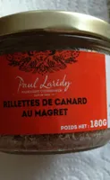 Rillettes de canard aux magret
