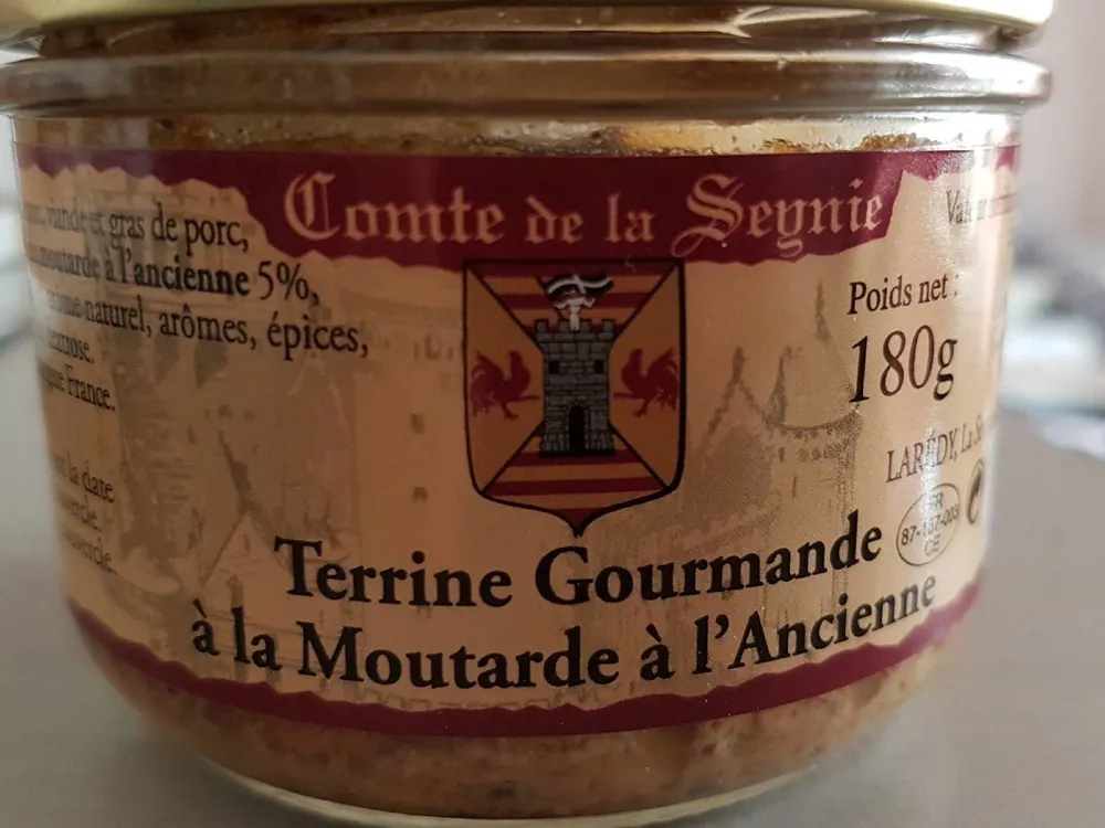 Terrine gourmande à la moutarde à l'ancienne