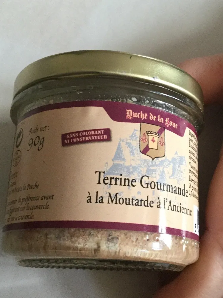 Terrine gourmande à la moutarde à l'ancienne