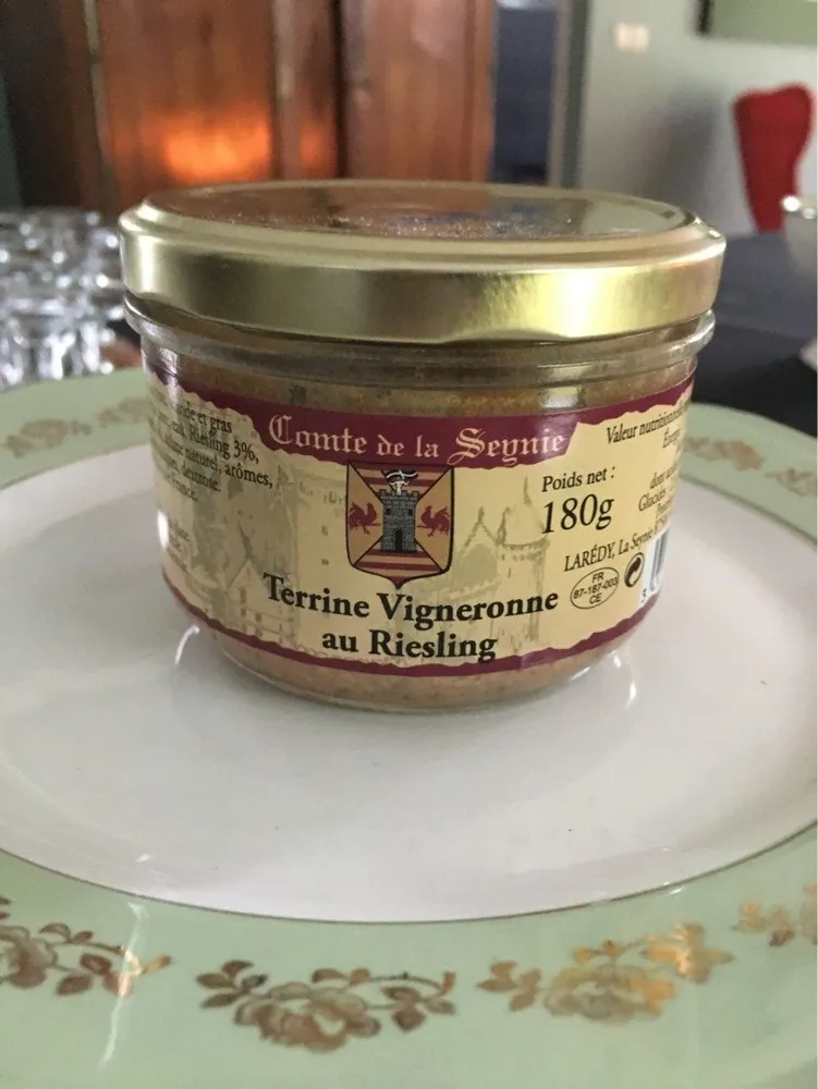Terrine vigneronne au riesling