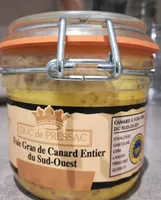 Fois gras de canard entier du sud ouest