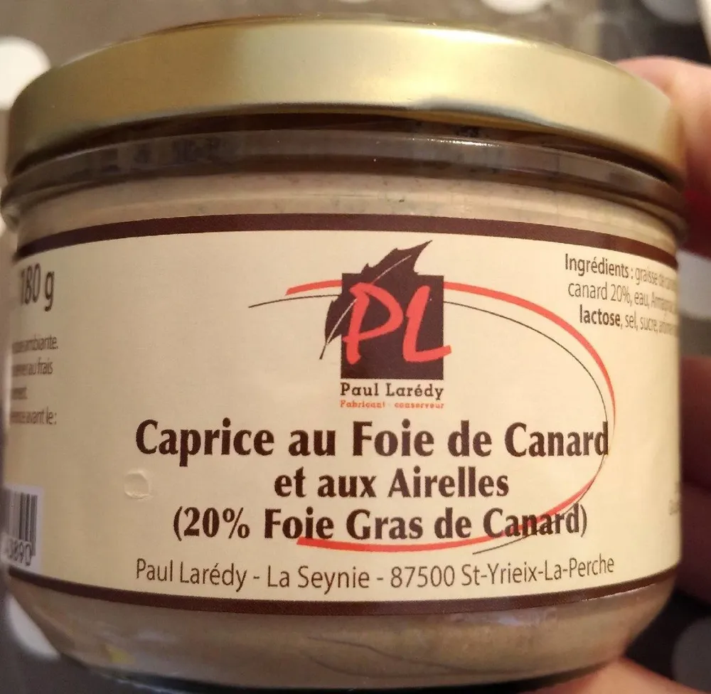 Caprice au foie de canard et aux airelles