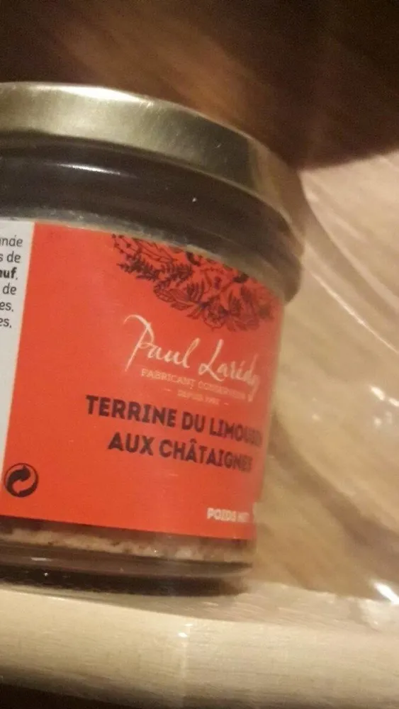Terrine du limousin aux châtaignes