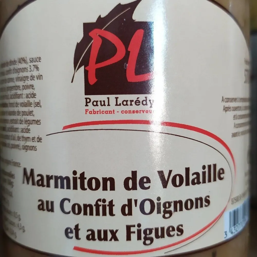 Marmiton de volaille au confit d'oignons et aux figues