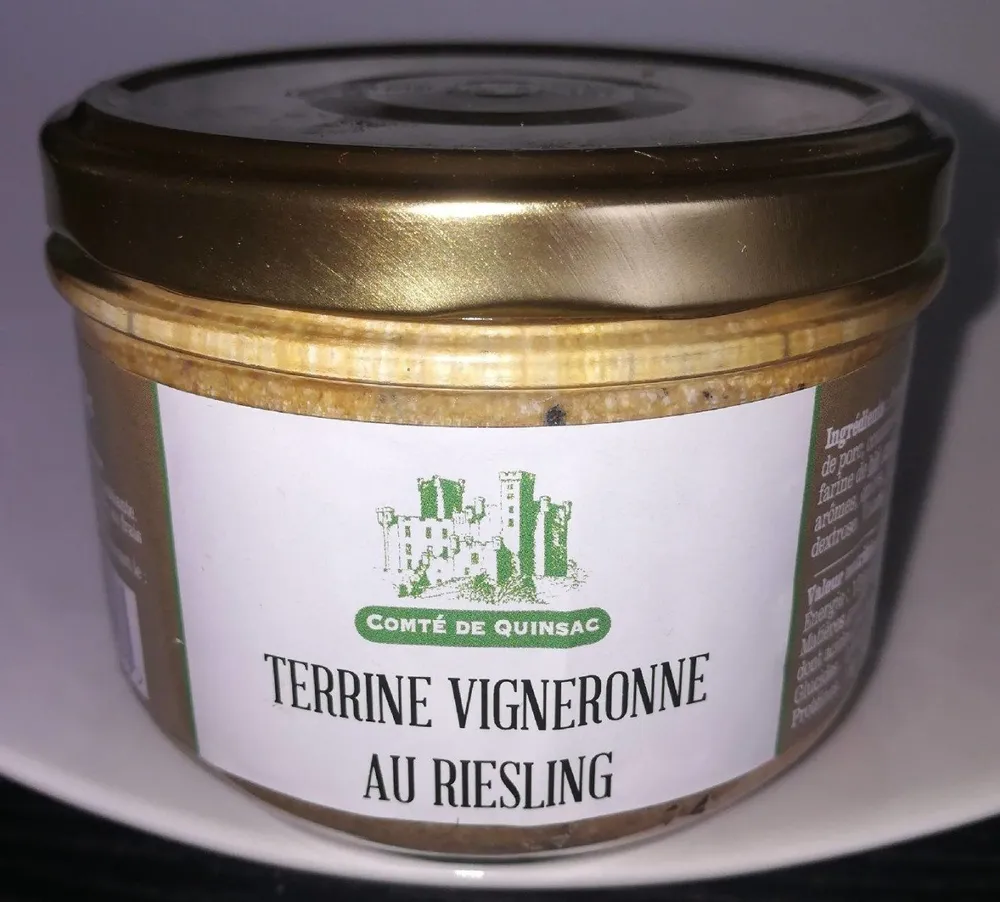 Terrine vignerone au riesling