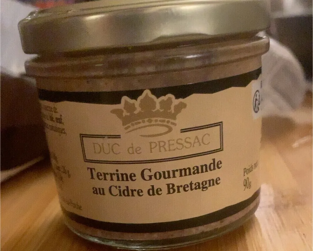 Terrine gourmande au cidre de bretagne
