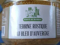 Terrine rustique au bleu d'Auvergne