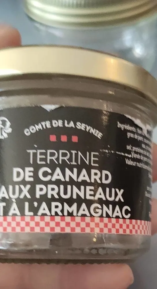 Terrine de canard aux pruneaux et armagnac
