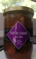 Civet de canard aux cèpes
