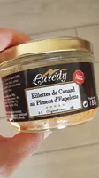 Rillettes de canard au piment d'Espelette