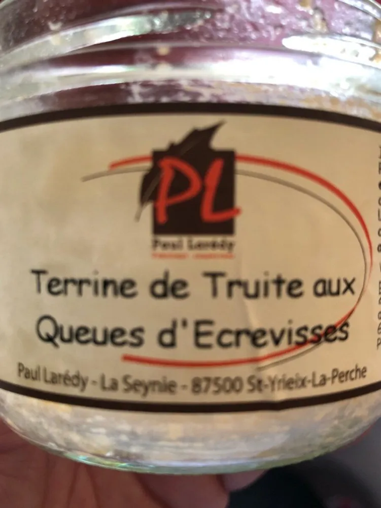 Terrine de Truite aux queues d'écrevisses