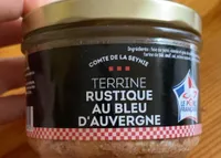 Terrine rustique au bleu d’auvergne