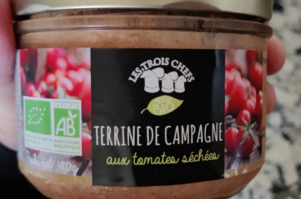 Terrine de campagne aux tomates séchées