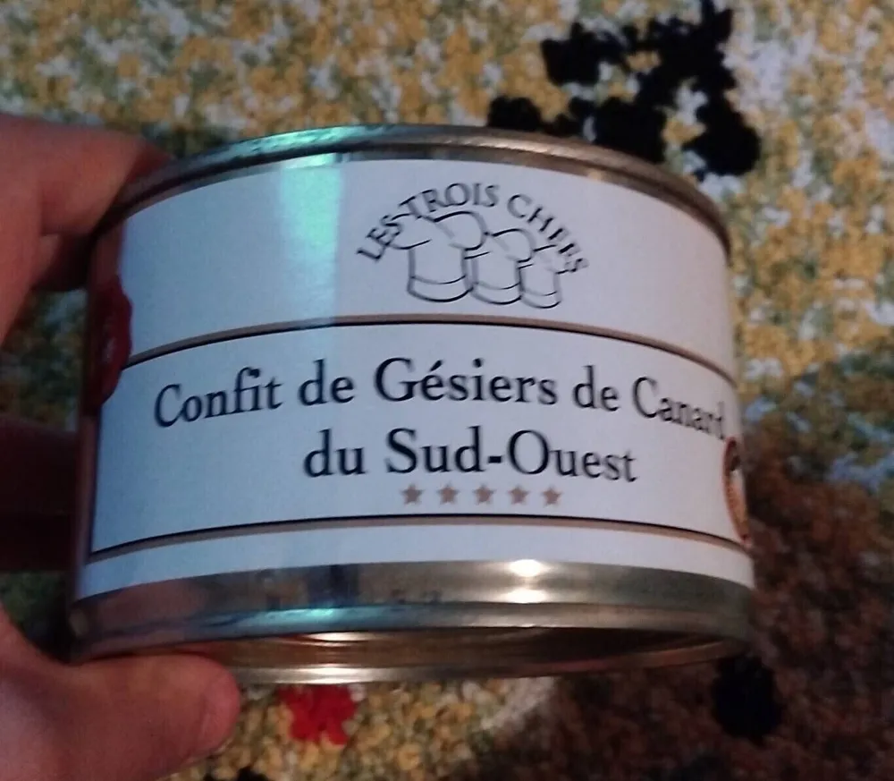 Confit de Gésiers de canard du Sud-Ouest