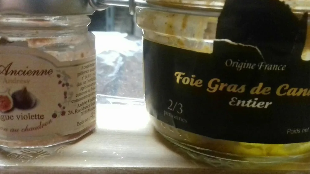 Coffret duo foie gras entier et confit de figue
