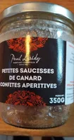 Petites saucisses de canard confites apéritives