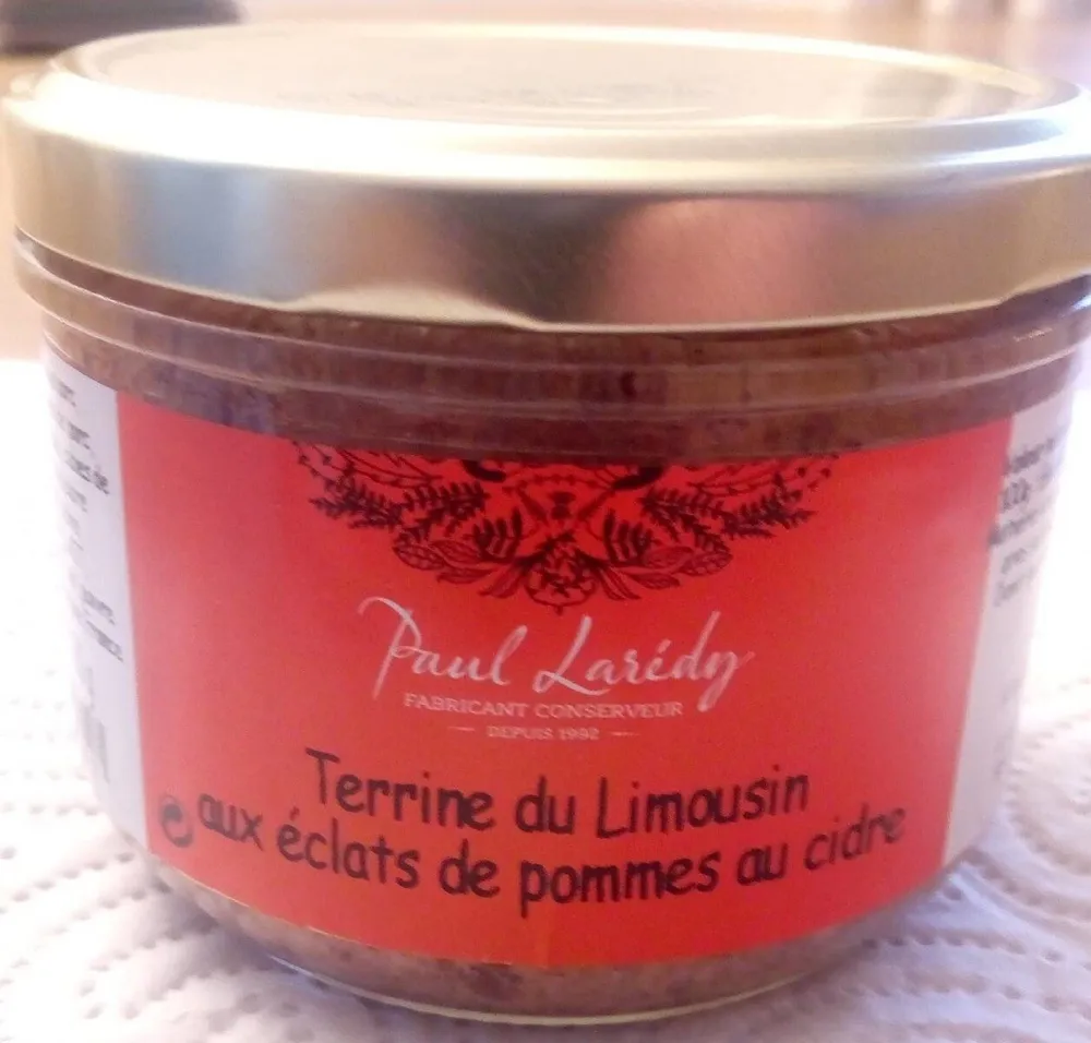 Terrine du Limousin aux éclats de pommes au cidre