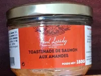 Toastinade de saumon aux amandes