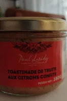 Toastinade de truite aux citrons confits