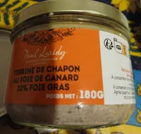Terrine  de chapon au foie de canard 20%foie gras