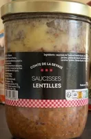 Saucisses Lentilles