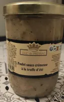 Poulet sauce crémeuse truffe d'été