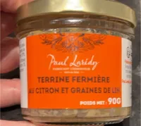 Terribe fermière au citron et graines de lin