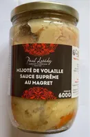 Mijoté de volaille sauce suprême au magret